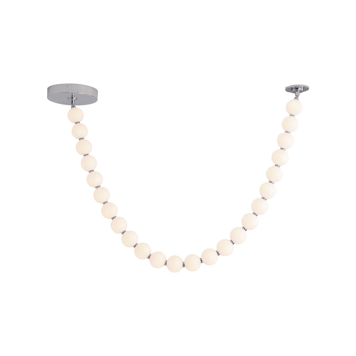 Suspension Akoya - 83" Driver dans le canopy DEL by Alora Lighting | Luminaires & cie