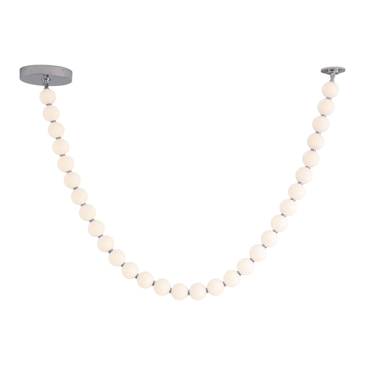 Suspension Akoya - 104" Driver dans le canopy DEL by Alora Lighting | Luminaires & cie