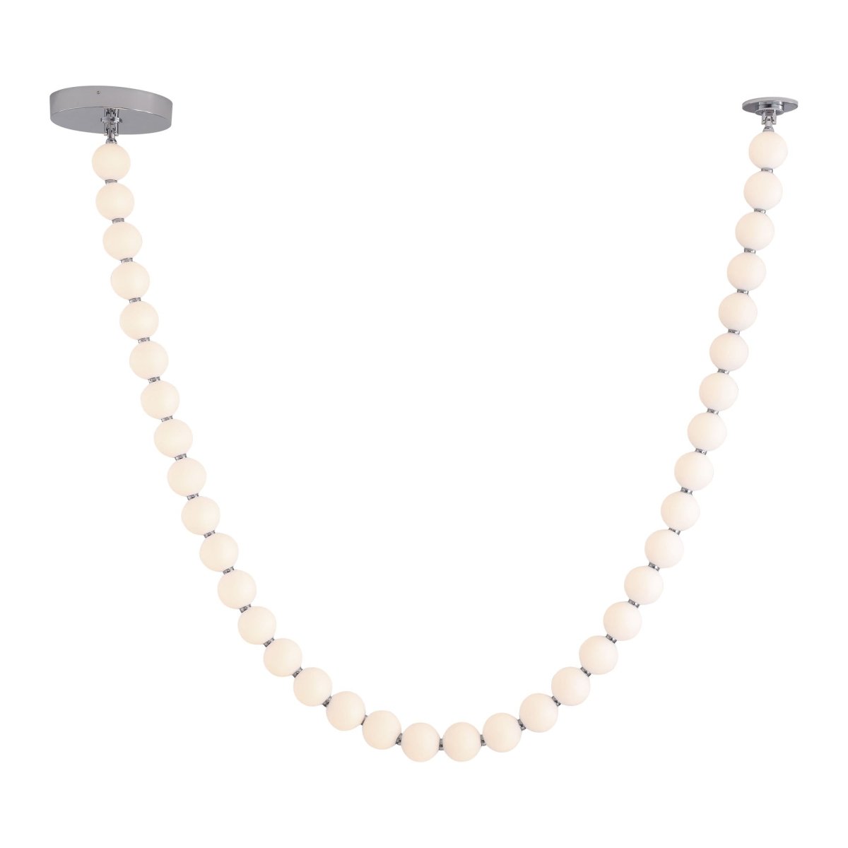 Suspension Akoya - 125" Driver dans le canopy DEL by Alora Lighting | Luminaires & cie