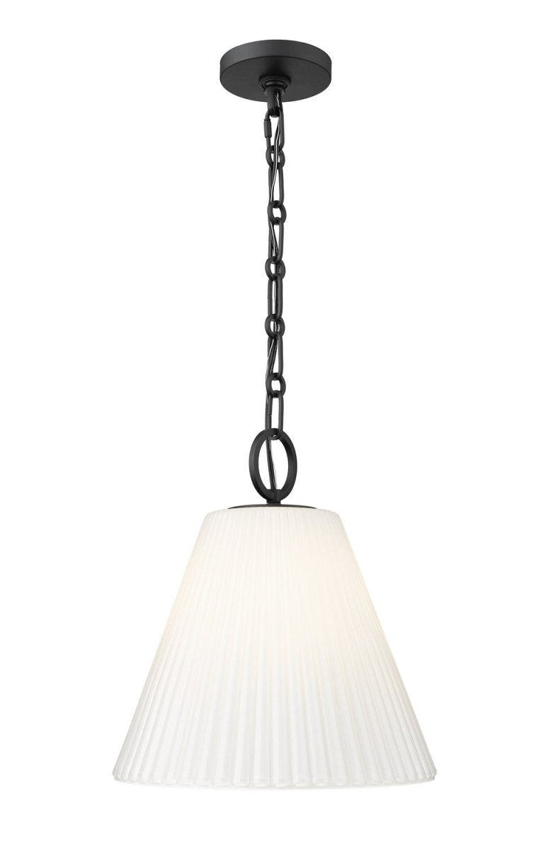 Suspension Alaric - Noir mat 14" by Z-Lite | Luminaires & cie