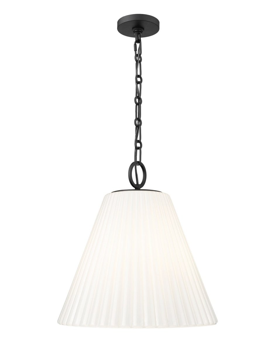 Suspension Alaric - Noir mat 18" by Z-Lite | Luminaires & cie