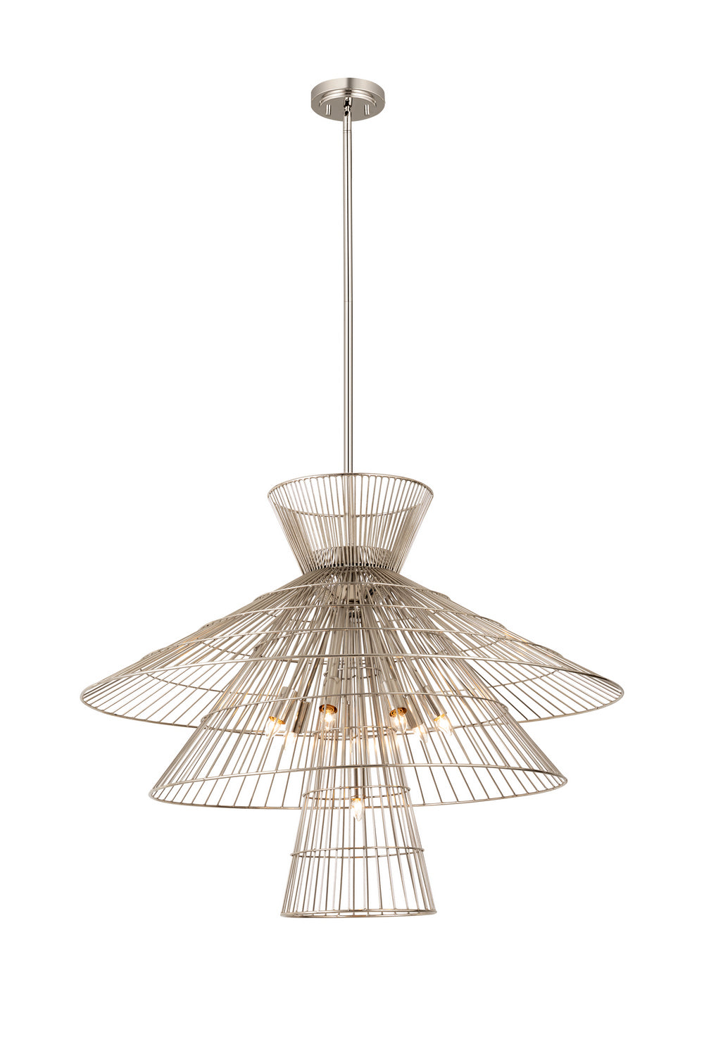 Suspension Alito Nickel poli, 35" – vue 2