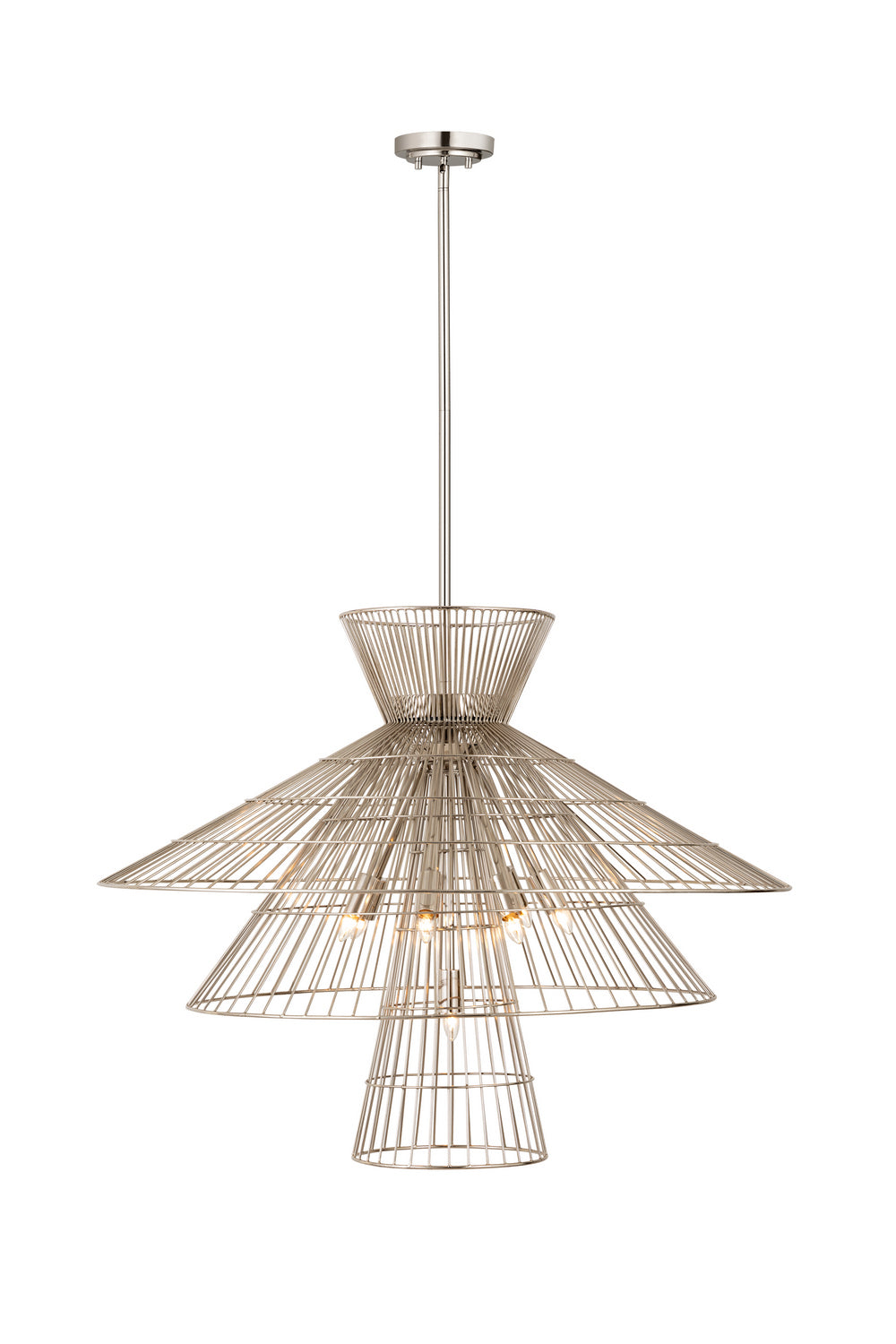 Suspension Alito Nickel poli, 35" – Z-Lite
