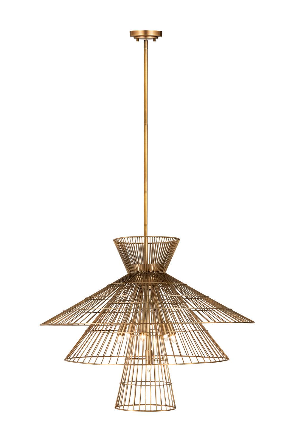 Suspension Alito Laiton frotté, 35" – Z-Lite