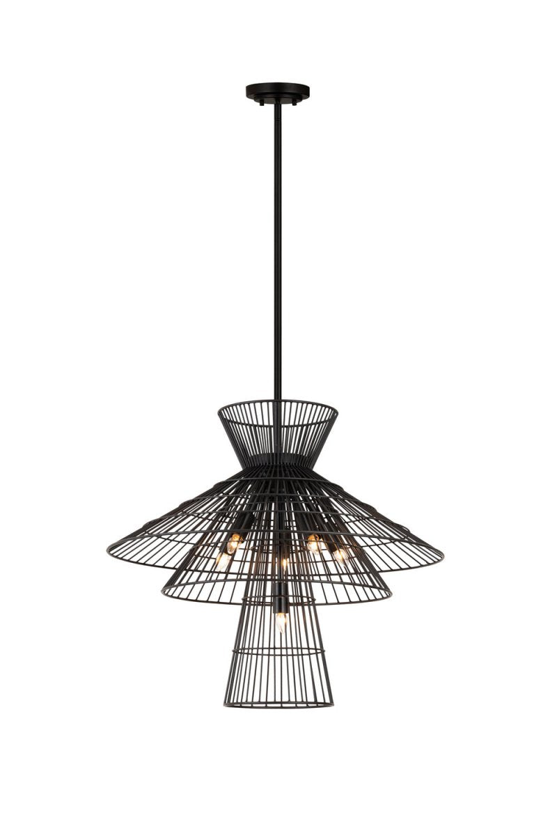 Suspension Alito - Laiton frotté 35" by Z-Lite | Luminaires & cie