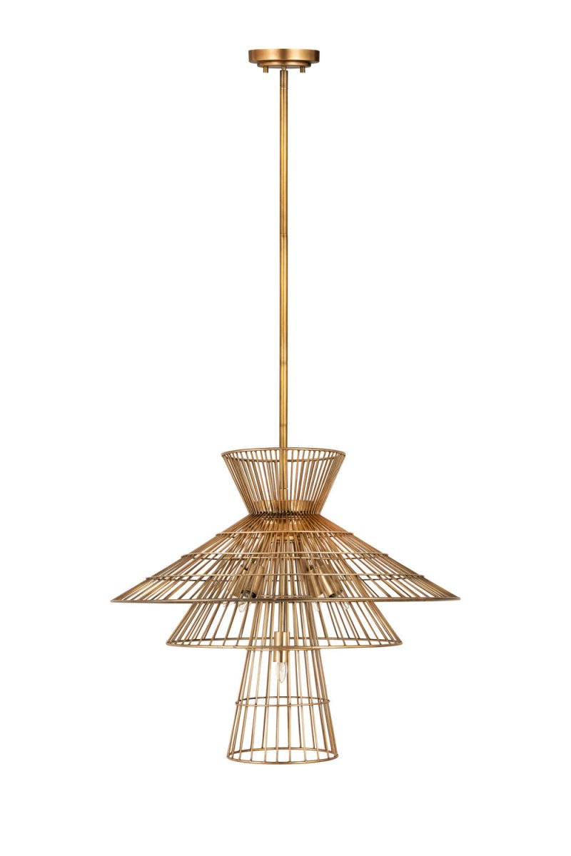 Suspension Alito - Laiton frotté 35" by Z-Lite | Luminaires & cie