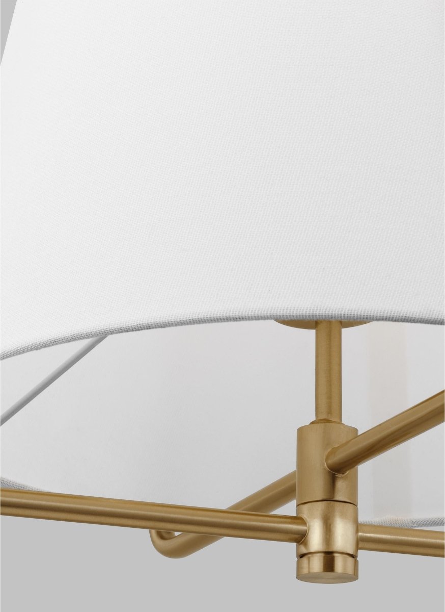 Suspension Allis - Laiton satiné Ampoules DEL incluses by Visual Comfort Studio | Luminaires & cie