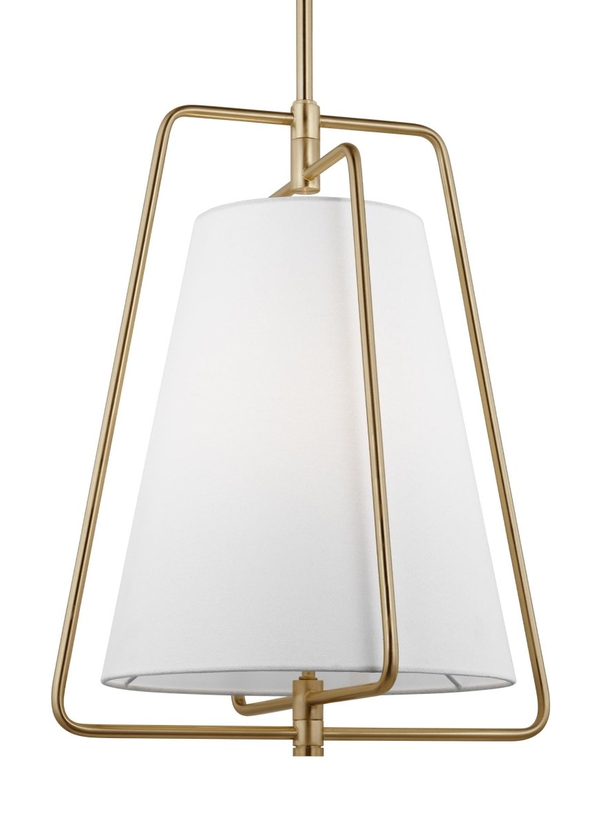 Suspension Allis - Laiton satiné Ampoules DEL incluses by Visual Comfort Studio | Luminaires & cie