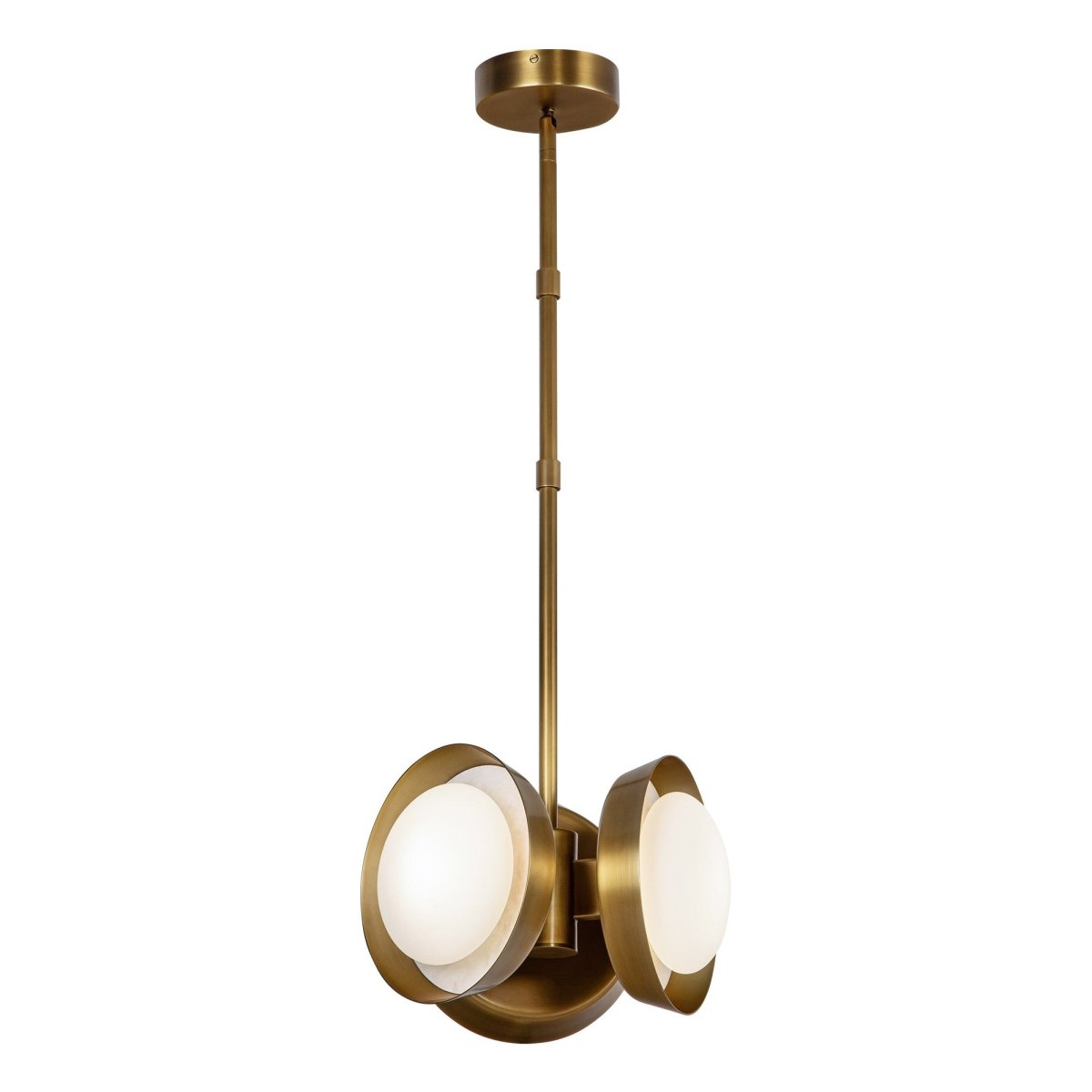 Suspension Alonso - Laiton vintage by Alora Lighting | Luminaires & cie