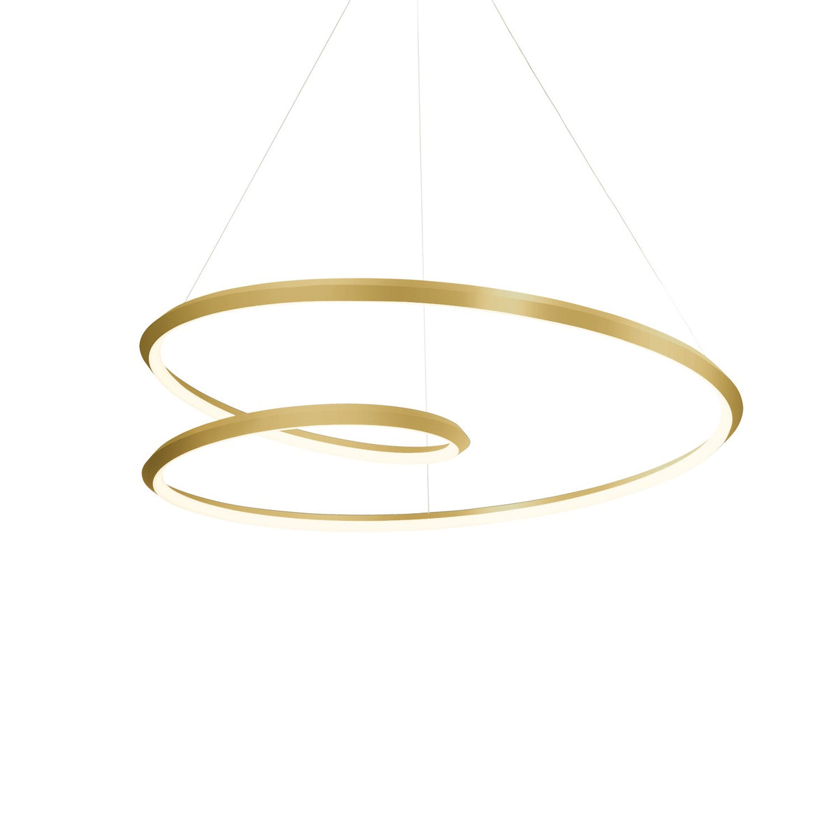 Suspension Ampersand Or brossé – Kuzco Lighting