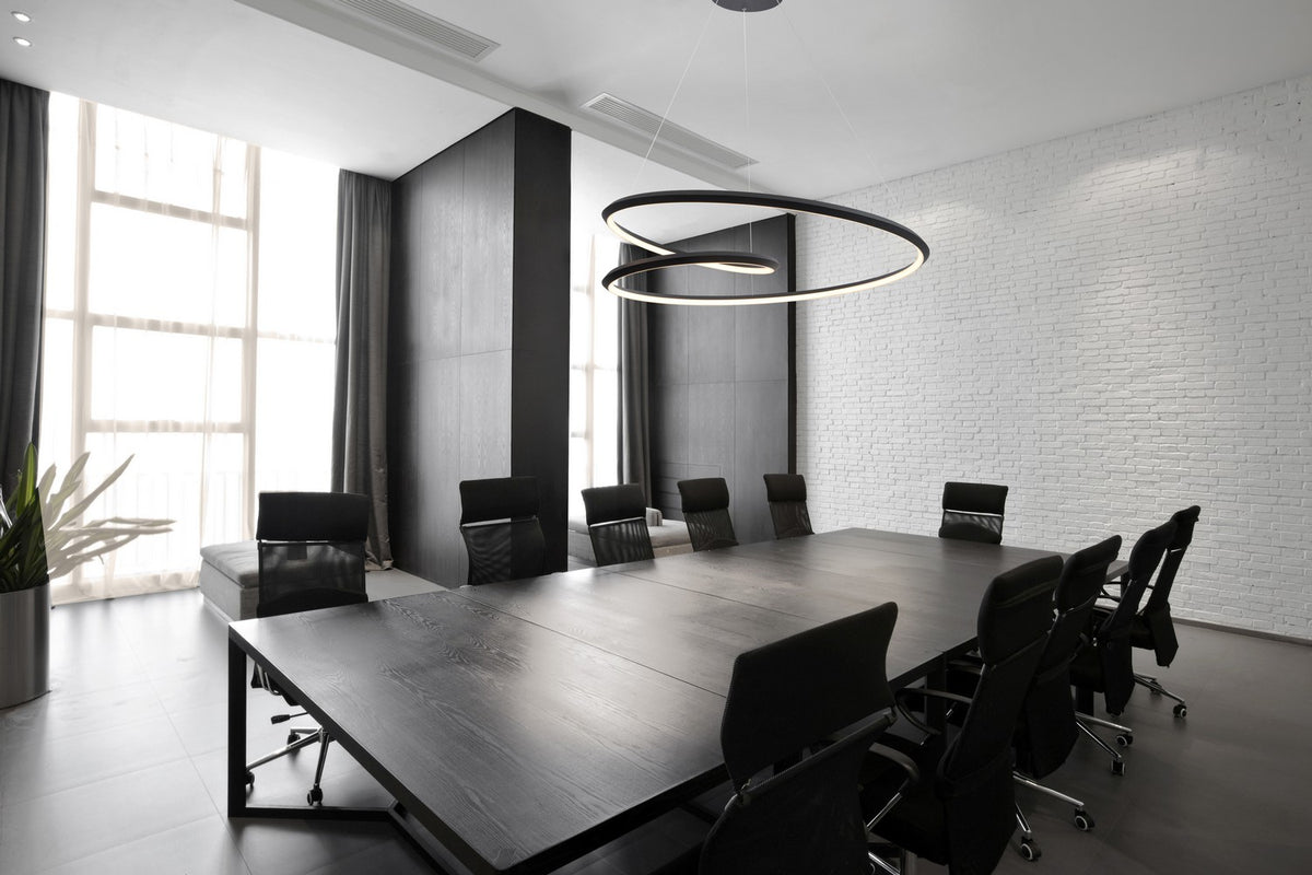 Suspension Ampersand Noir – vue 2