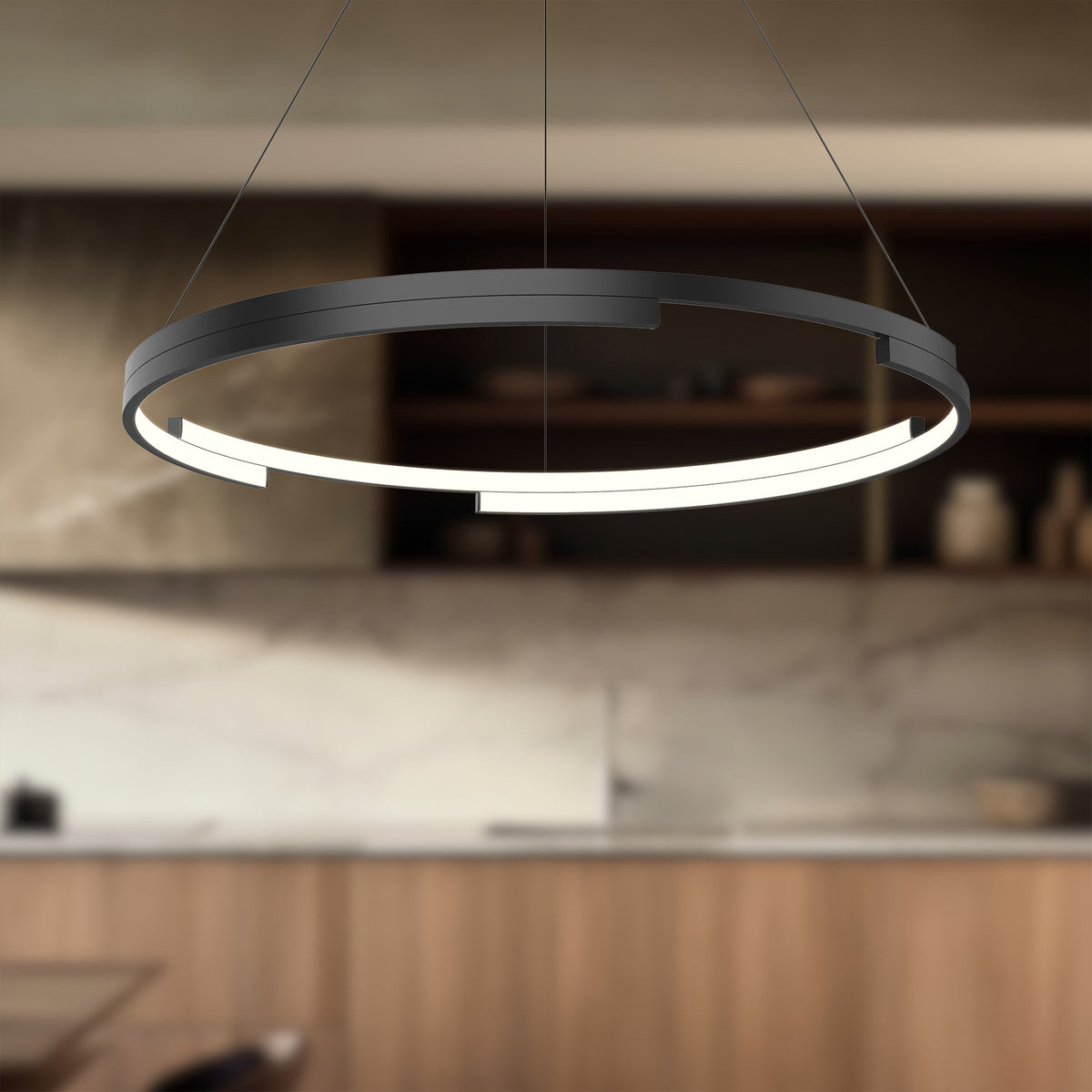 Suspension Anello Minor Noir, 32" – vue 2