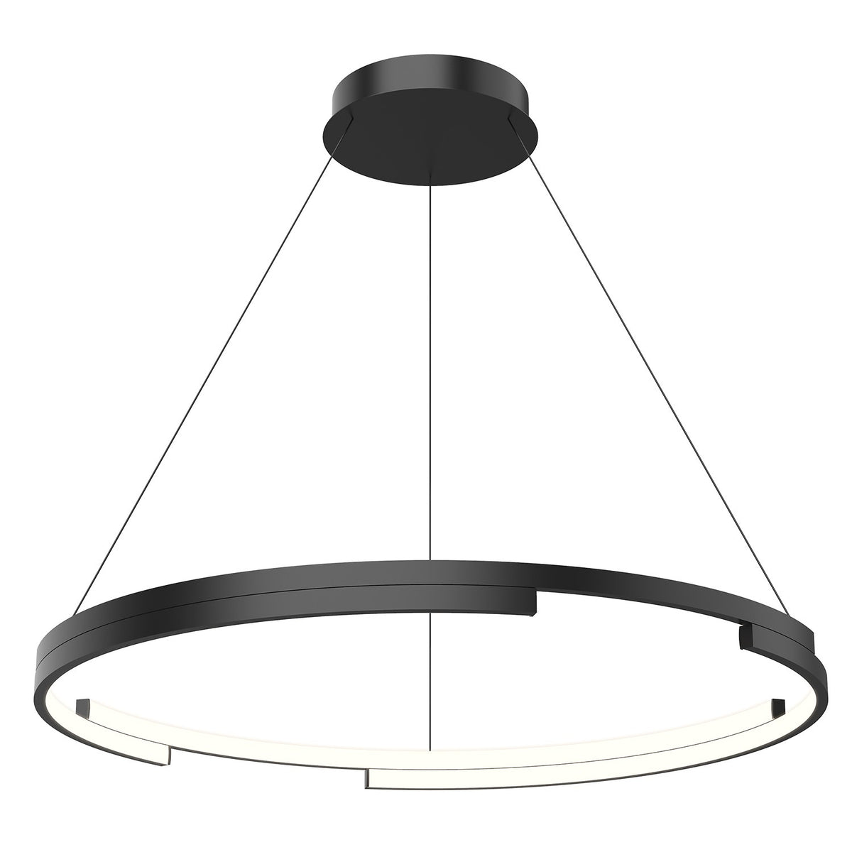 Suspension Anello Minor Noir, 32" – Kuzco Lighting