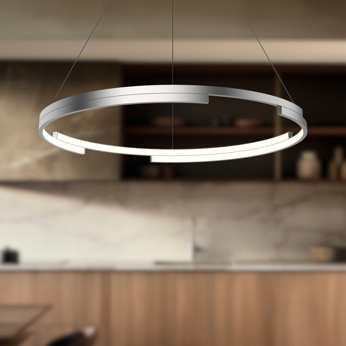 Suspension Anello Minor Nickel brossé, 32" – vue 2