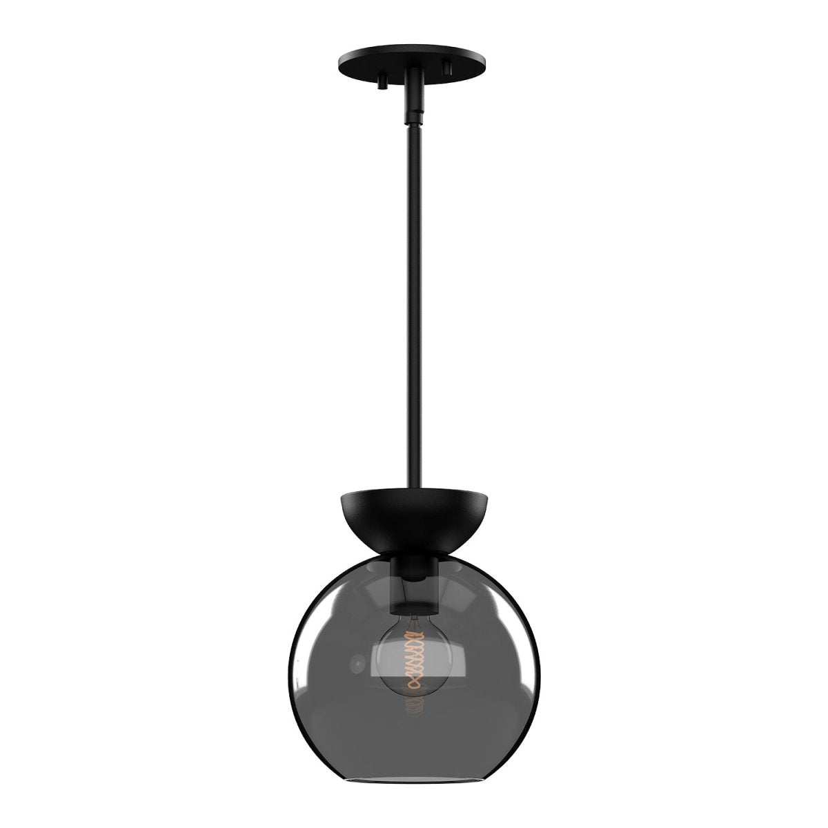 Suspension Arcadia - Noir / fumé by Kuzco Lighting | Luminaires & cie