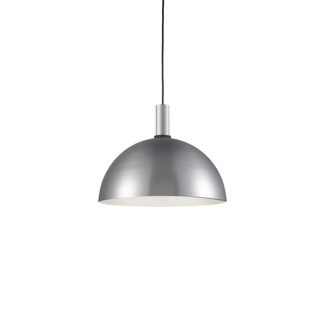 Suspension Archibald Nickel brossé / Noir, 15 3/4" – Kuzco Lighting