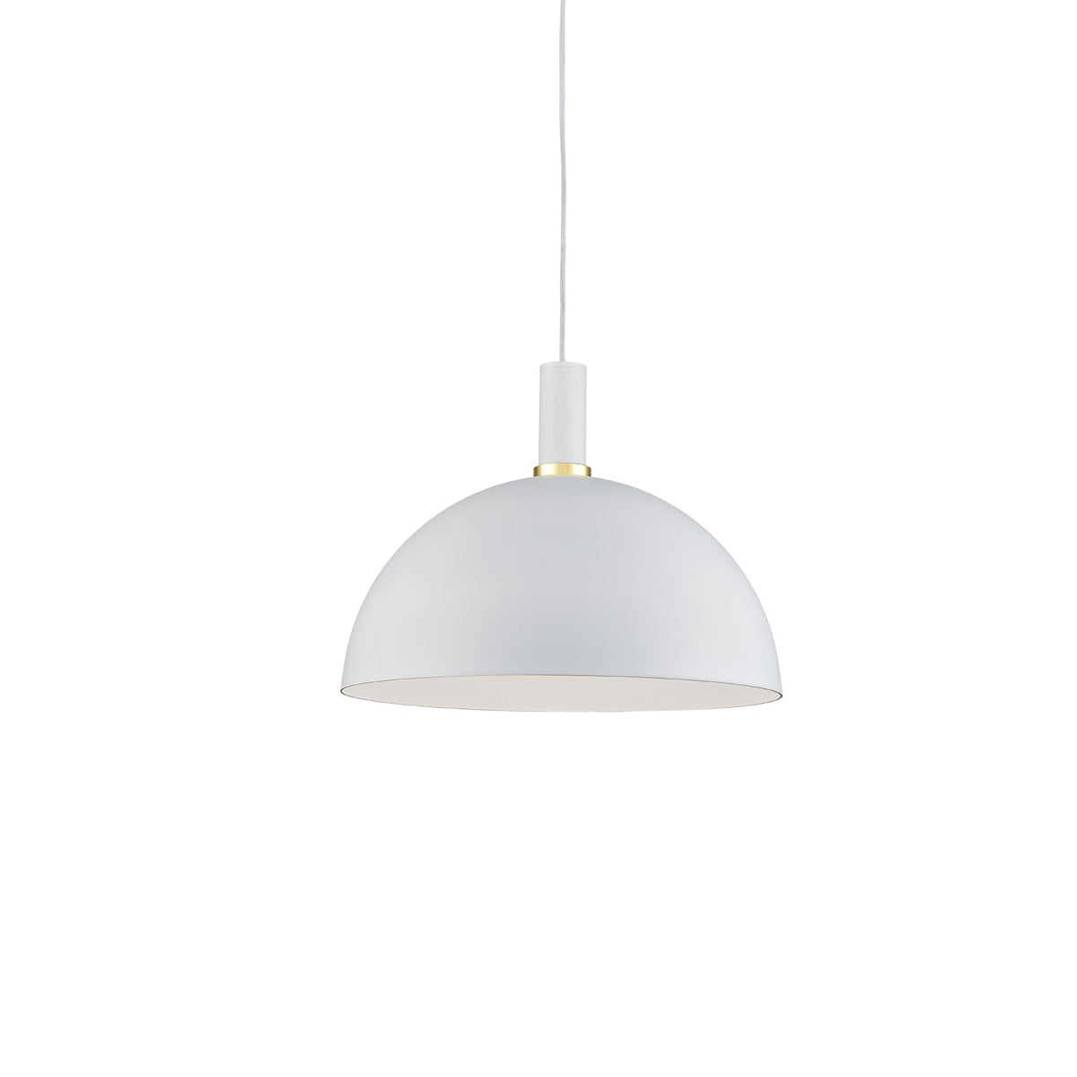 Suspension Archibald Blanc / Or, 15 3/4" – Kuzco Lighting