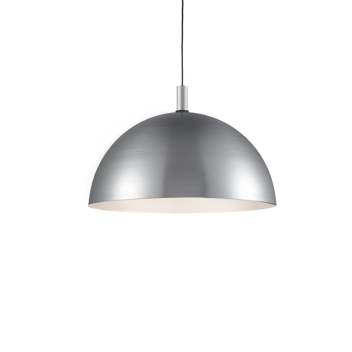 Suspension Archibald Nickel brossé / Noir, 31 1/2" – Kuzco Lighting