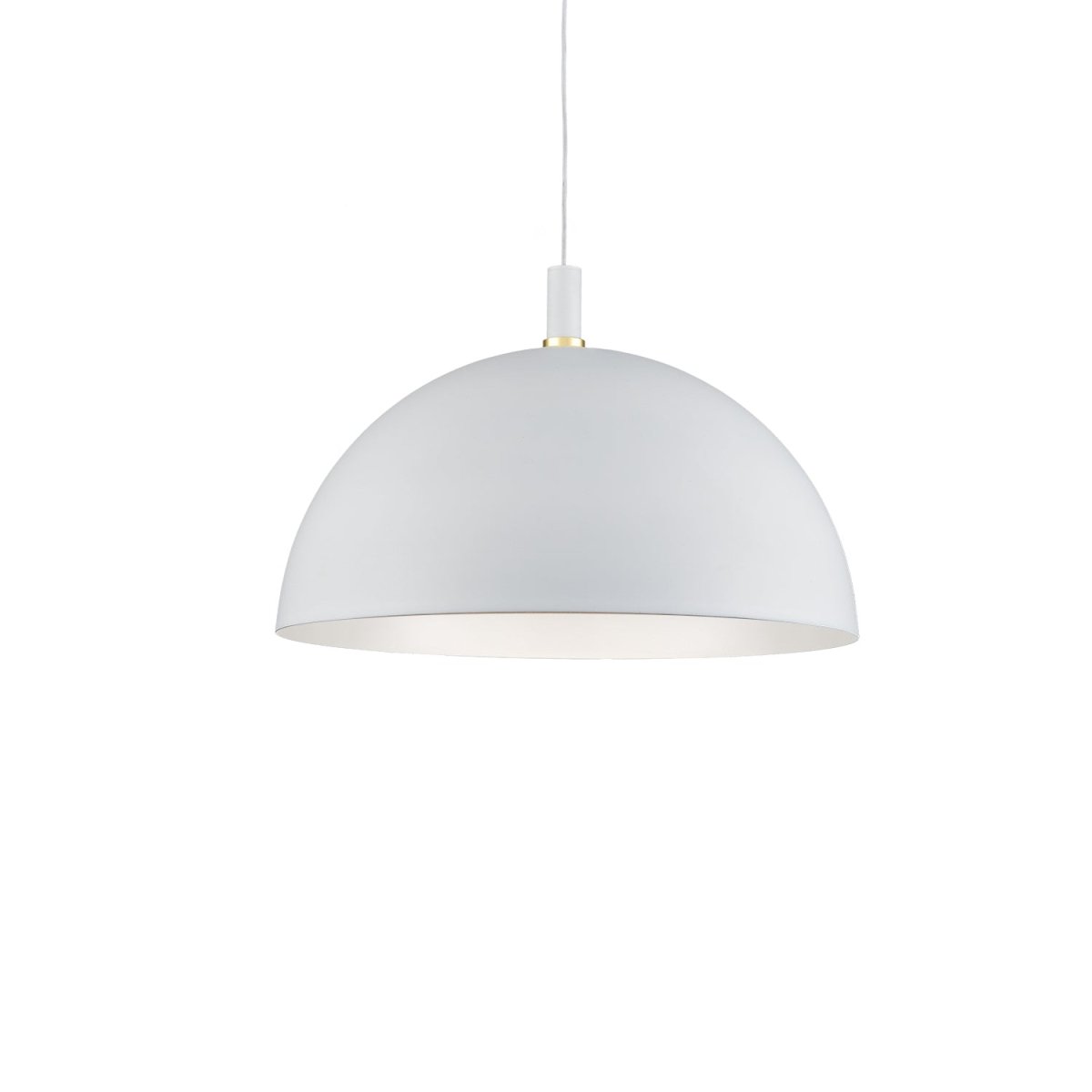 Suspension Archibald - Blanc avec des détails d'or 31 1/2" by Kuzco Lighting | Luminaires & cie