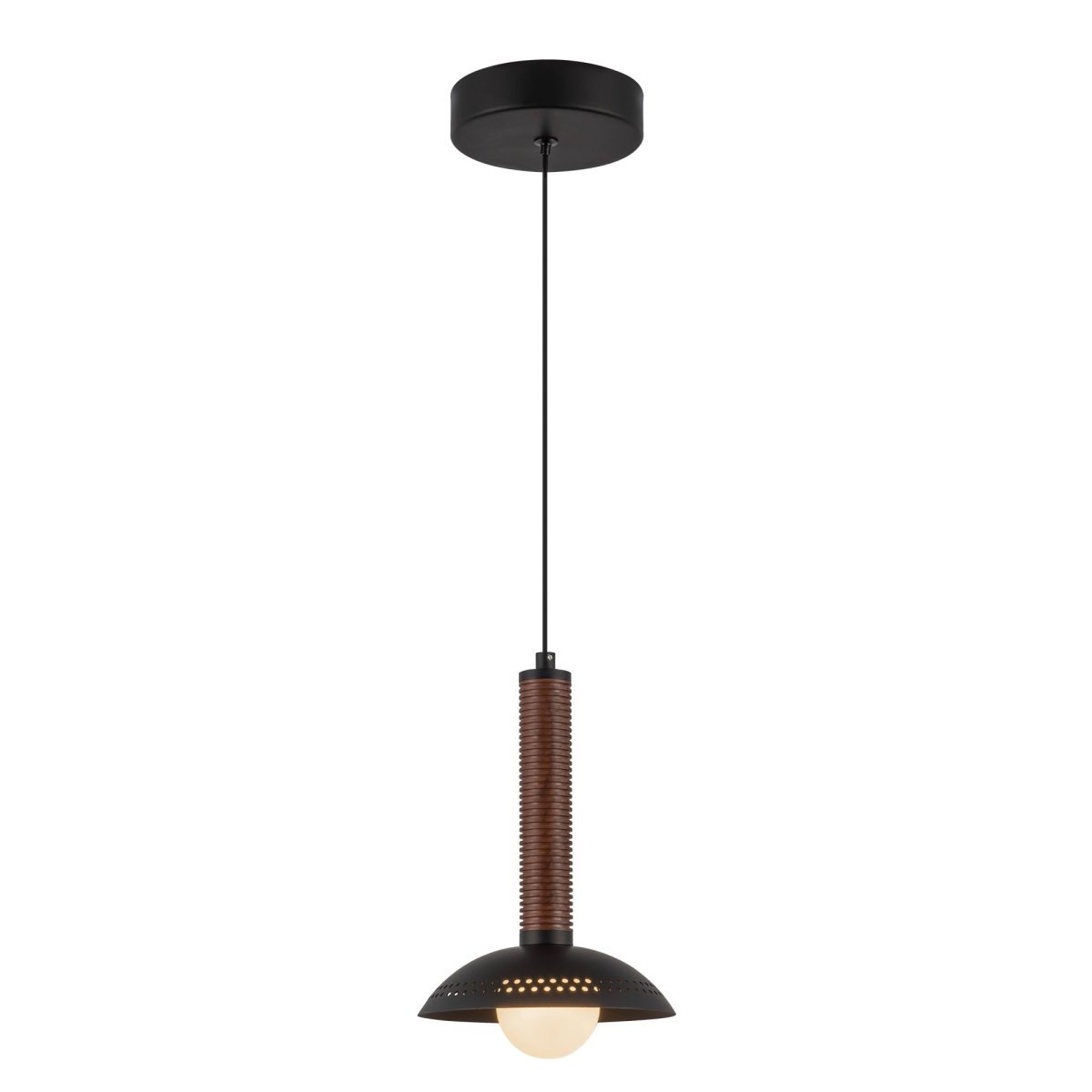Suspension Arden - Noir mat 6" by Alora Lighting | Luminaires & cie