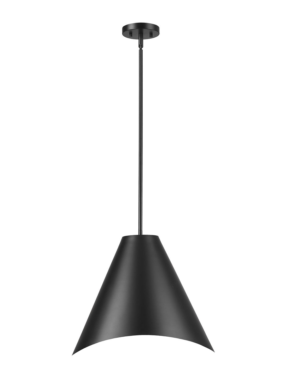 Suspension Aria Noir mat, 18" – vue 3