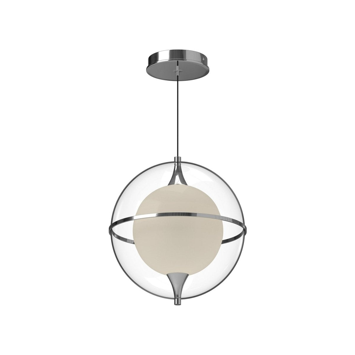 Suspension Aries - Chrome 16" by Kuzco Lighting | Luminaires & cie