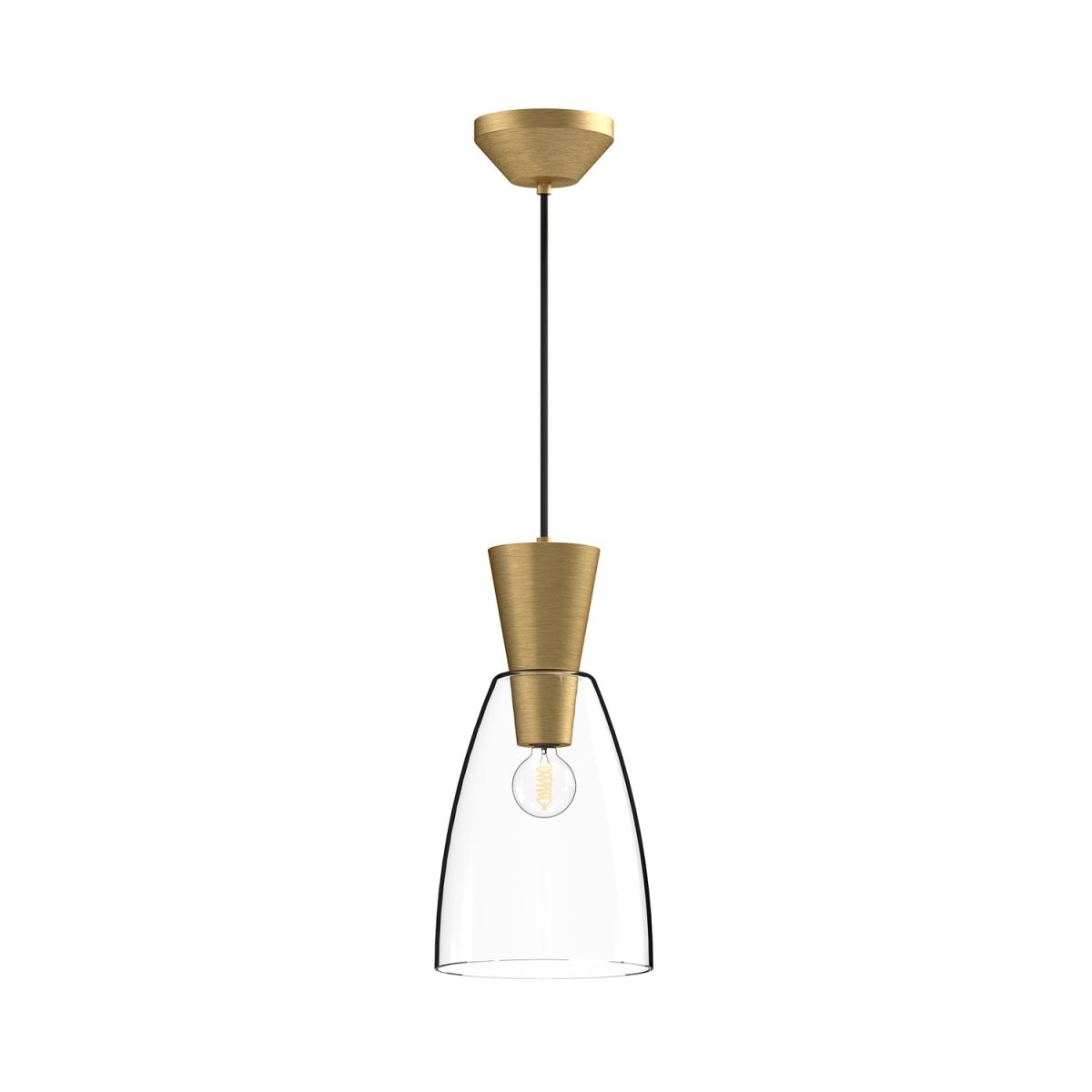 Suspension Arlo - Or brossé by Alora Lighting | Luminaires & cie