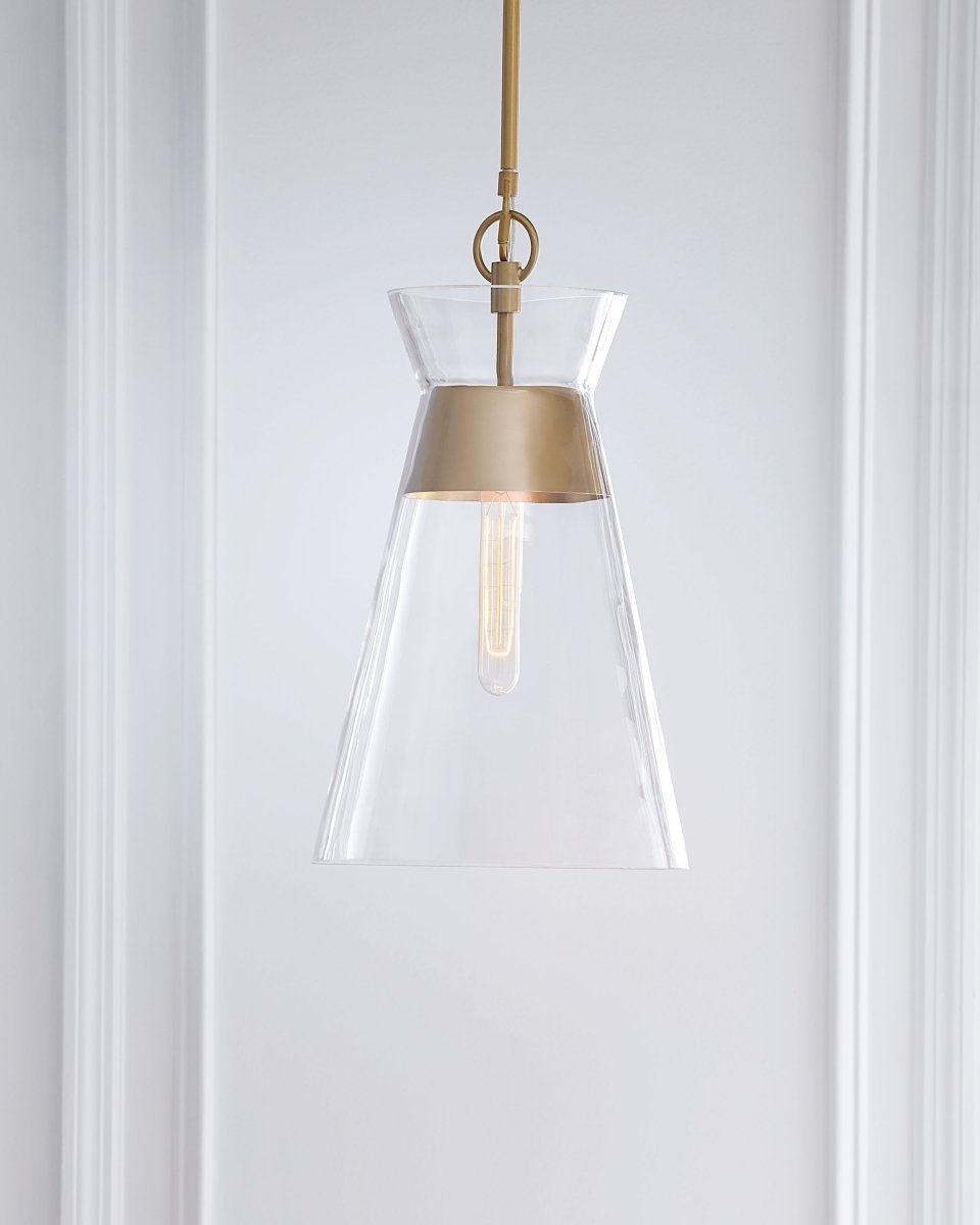 Suspension Atlantic - Laiton brûlé 10 5/8" by Visual Comfort Studio | Luminaires & cie