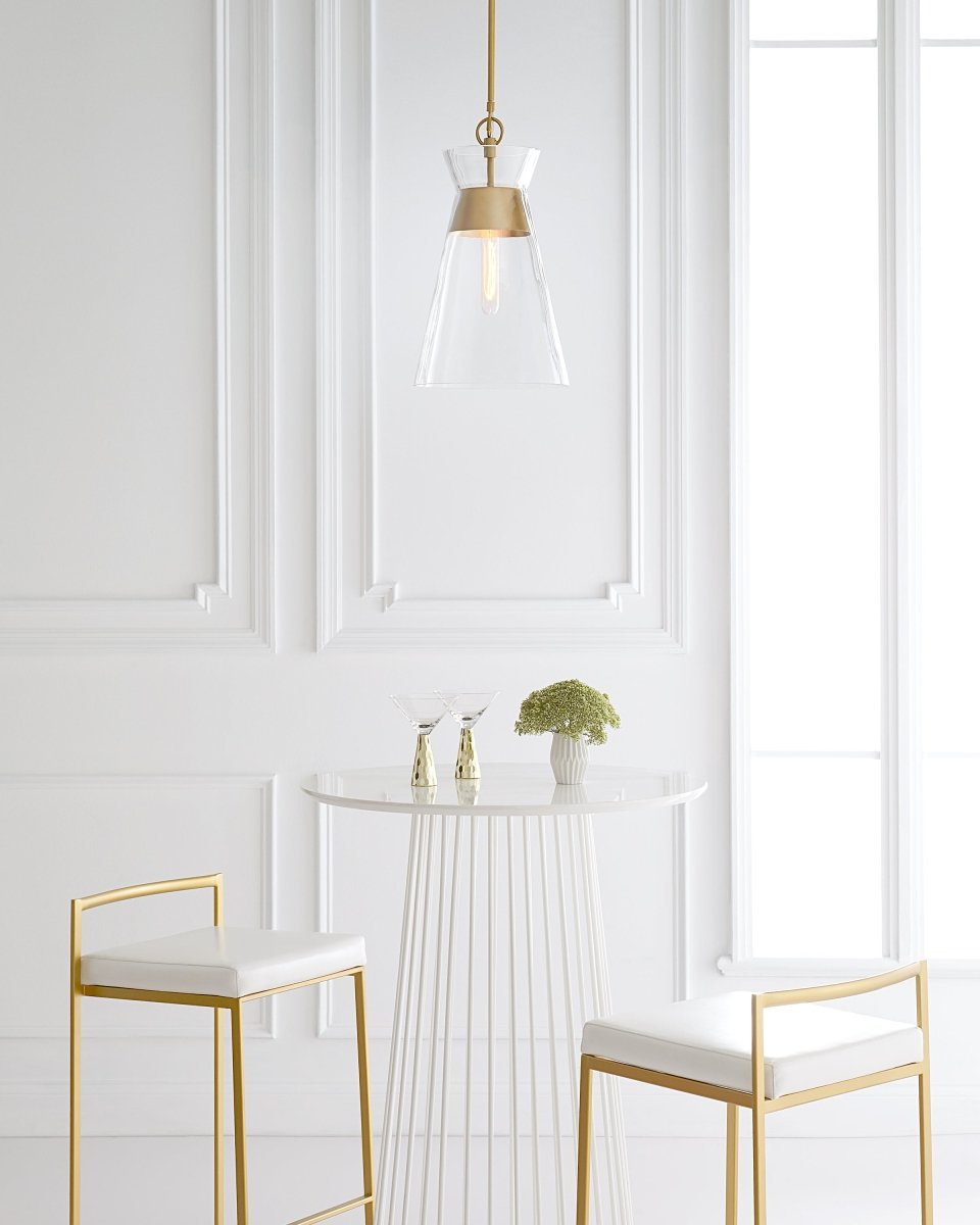 Suspension Atlantic - Laiton brûlé 10 5/8" by Visual Comfort Studio | Luminaires & cie