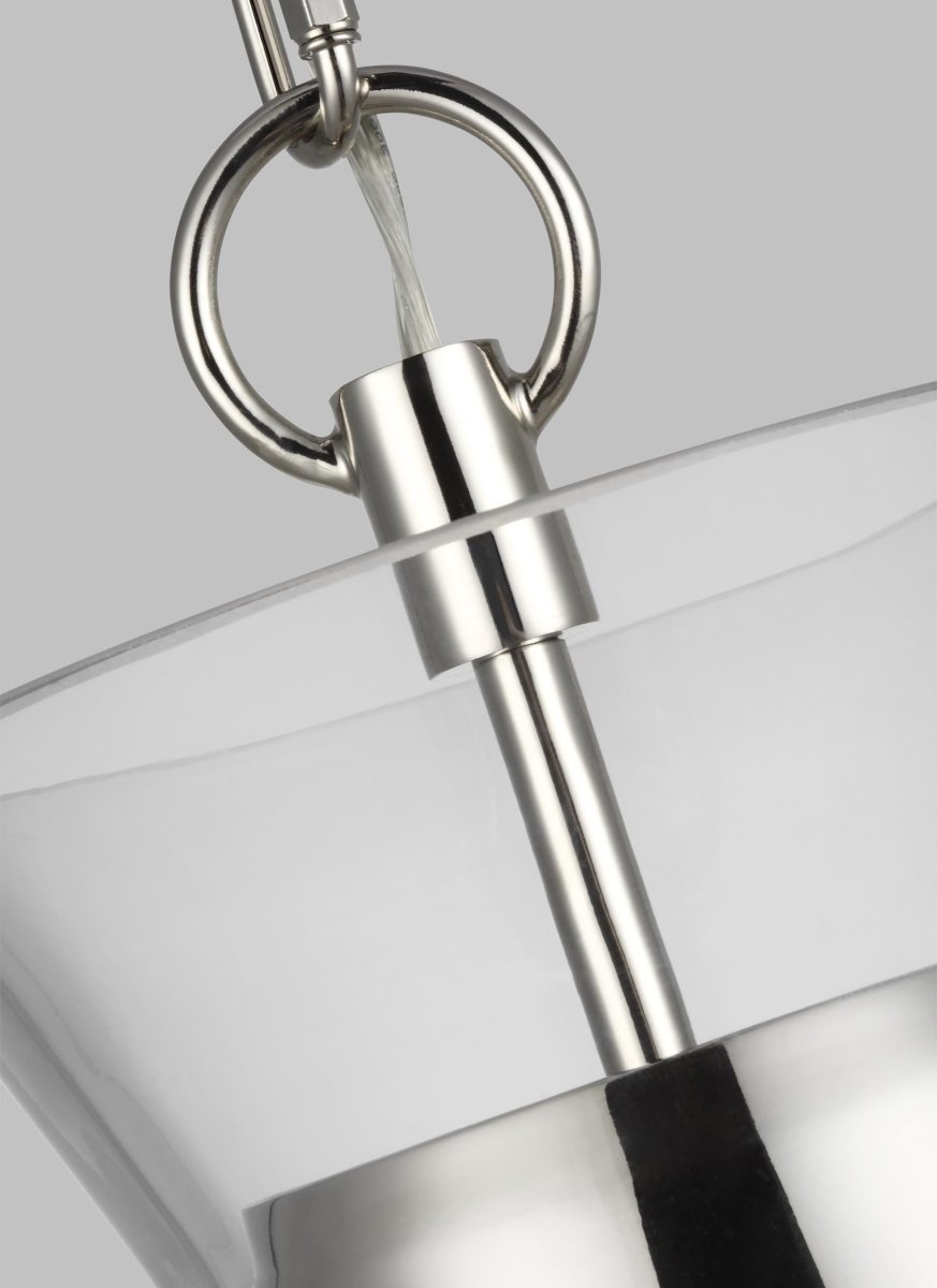Suspension Atlantic - Nickel poli 10 5/8" by Visual Comfort Studio | Luminaires & cie