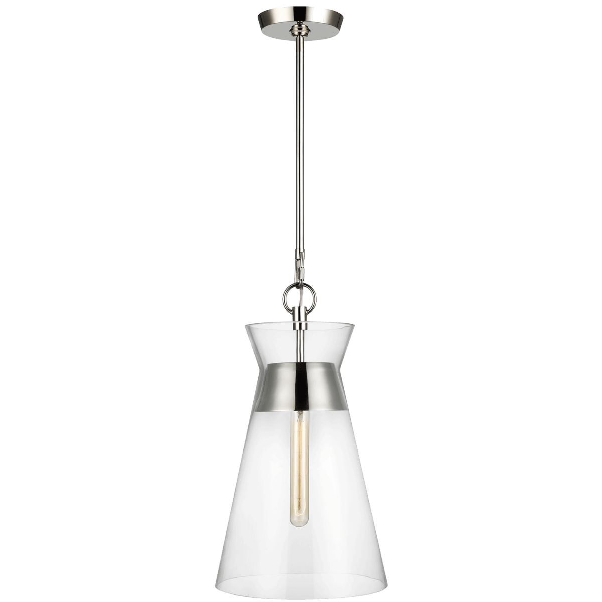 Suspension Atlantic - Nickel poli 10 5/8" by Visual Comfort Studio | Luminaires & cie
