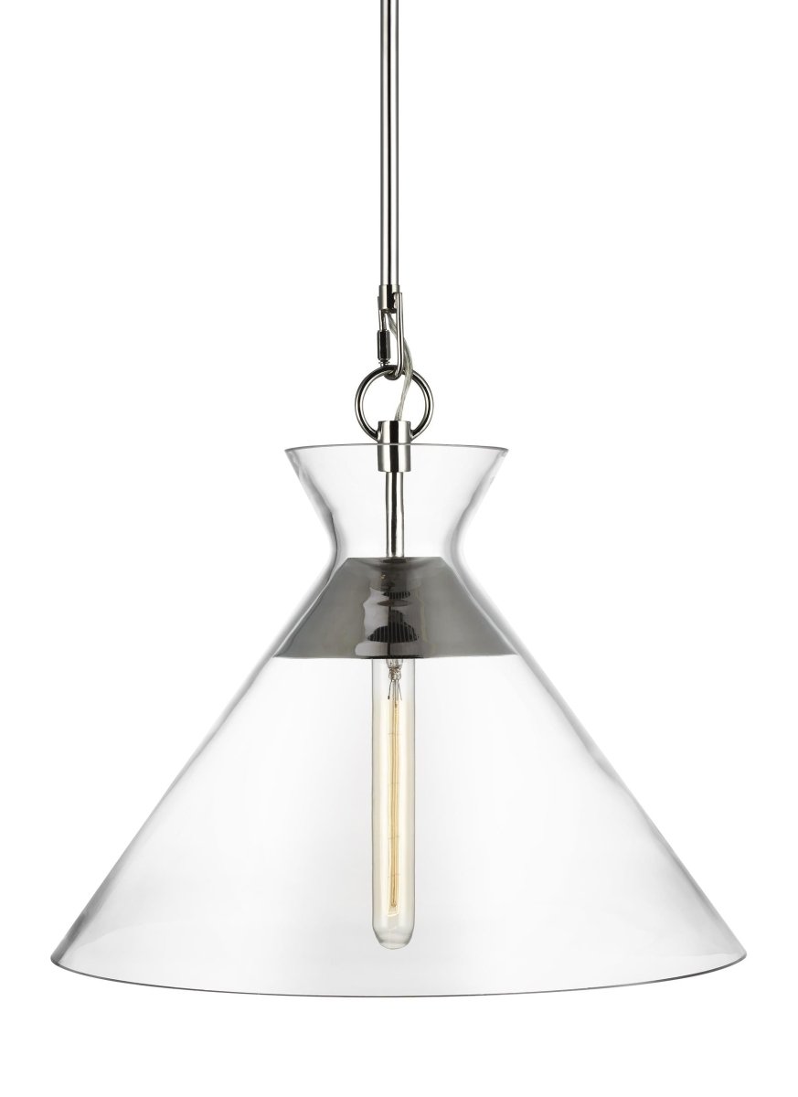 Suspension Atlantic - Nickel poli 18" by Visual Comfort Studio | Luminaires & cie
