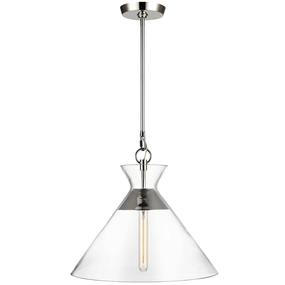 Suspension Atlantic - Nickel poli 18" by Visual Comfort Studio | Luminaires & cie
