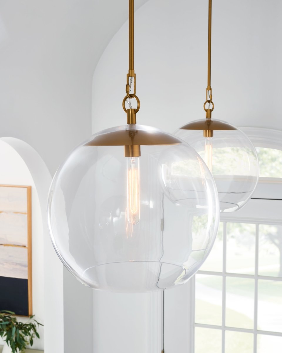Suspension Atlantic - Laiton brûlé 16" by Visual Comfort Studio | Luminaires & cie