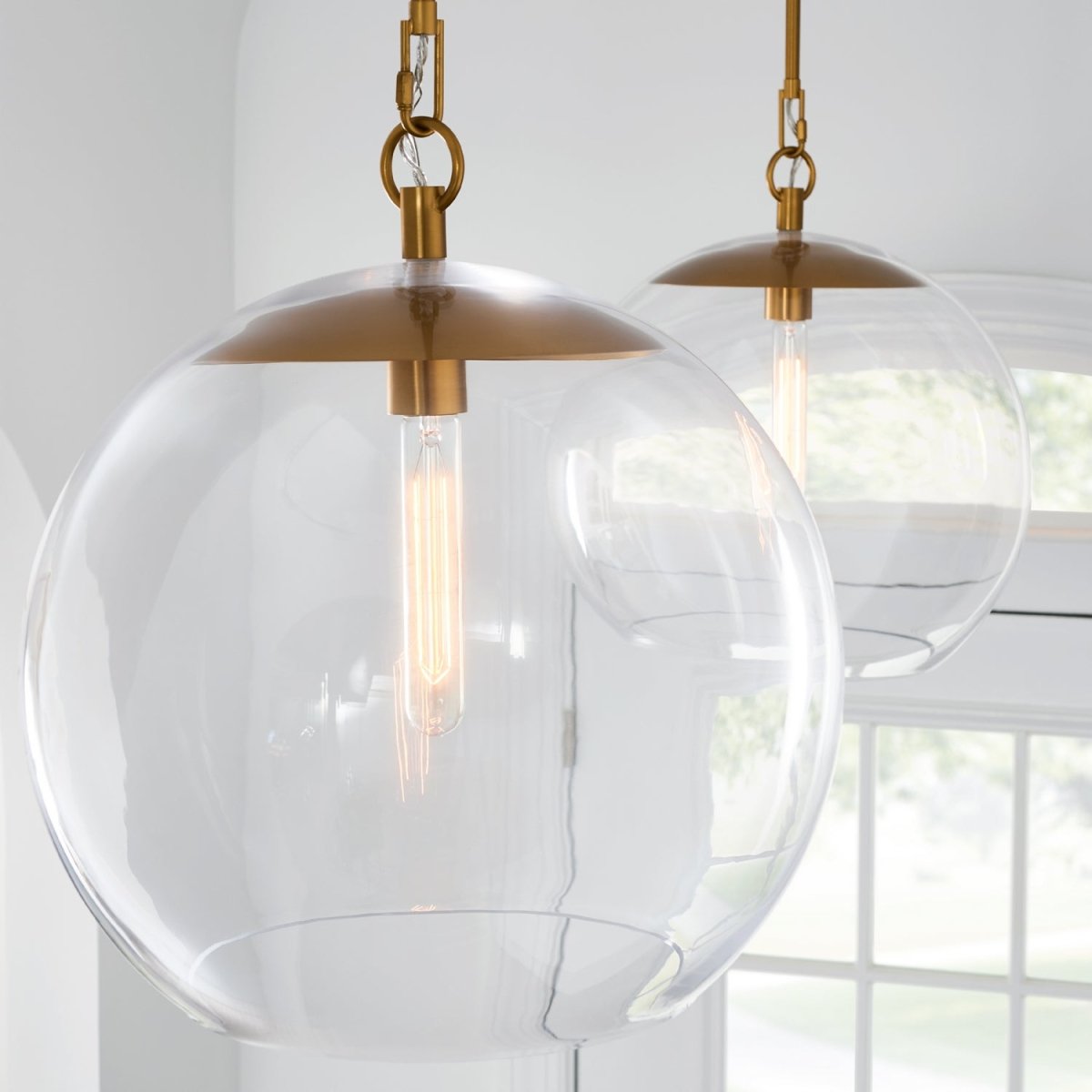 Suspension Atlantic - Nickel poli 16" by Visual Comfort Studio | Luminaires & cie