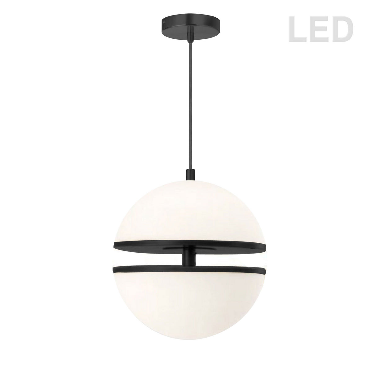Suspension Atomic Blanc / Noir mat – Dainolite