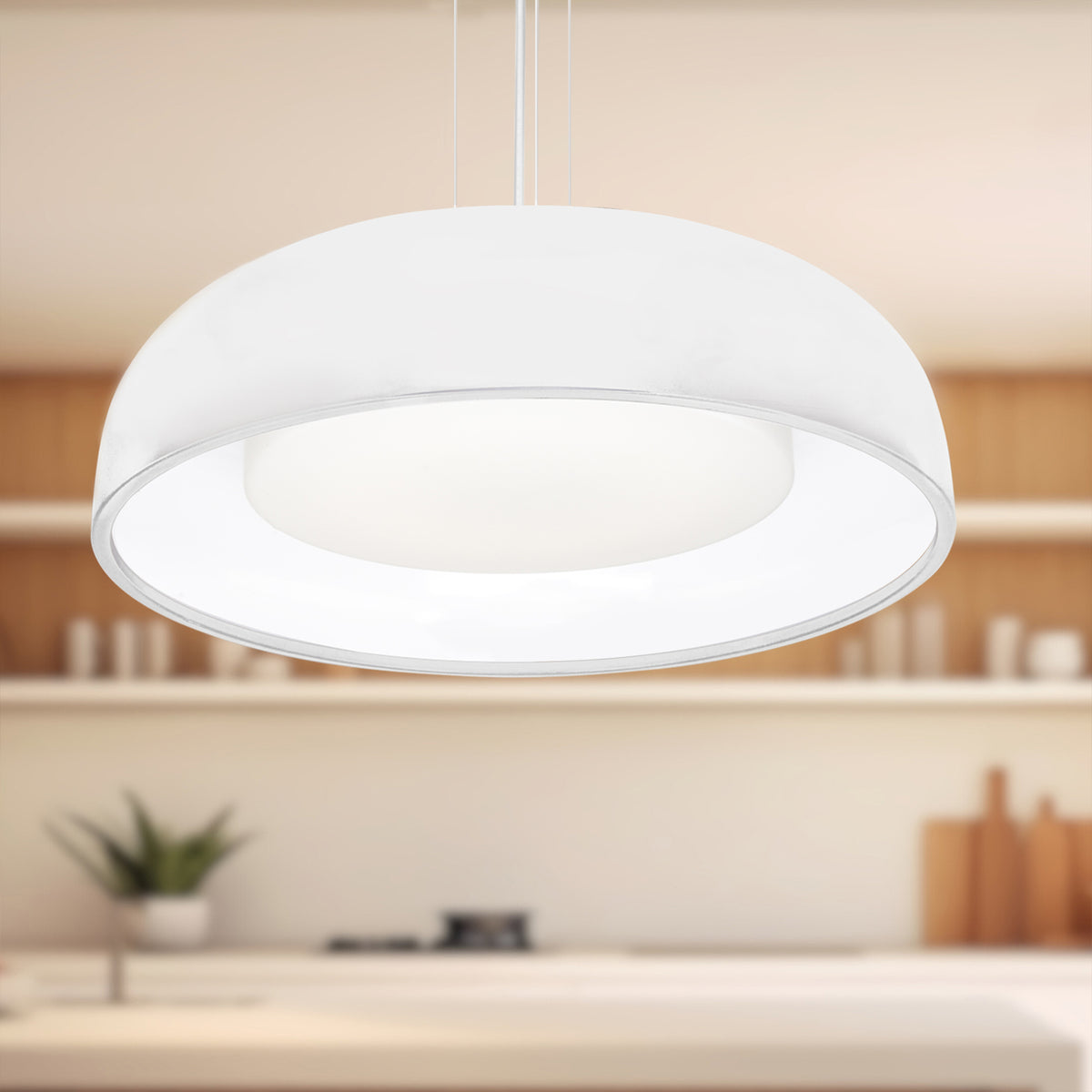Suspension Beacon Blanc, 24" – vue 3