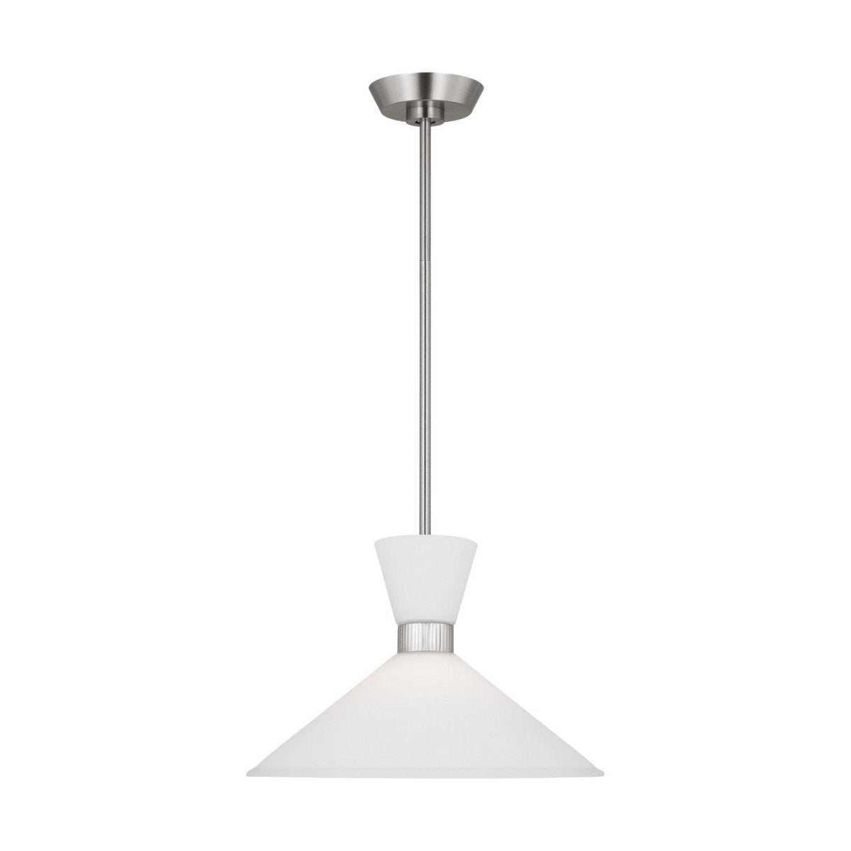 Suspension Belcarra - Acier brossé by Visual Comfort Studio | Luminaires & cie