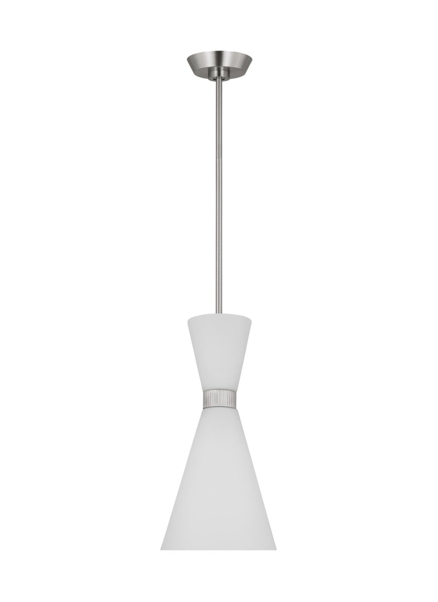 Suspension Belcarra - Acier brossé 8" by Visual Comfort Studio | Luminaires & cie