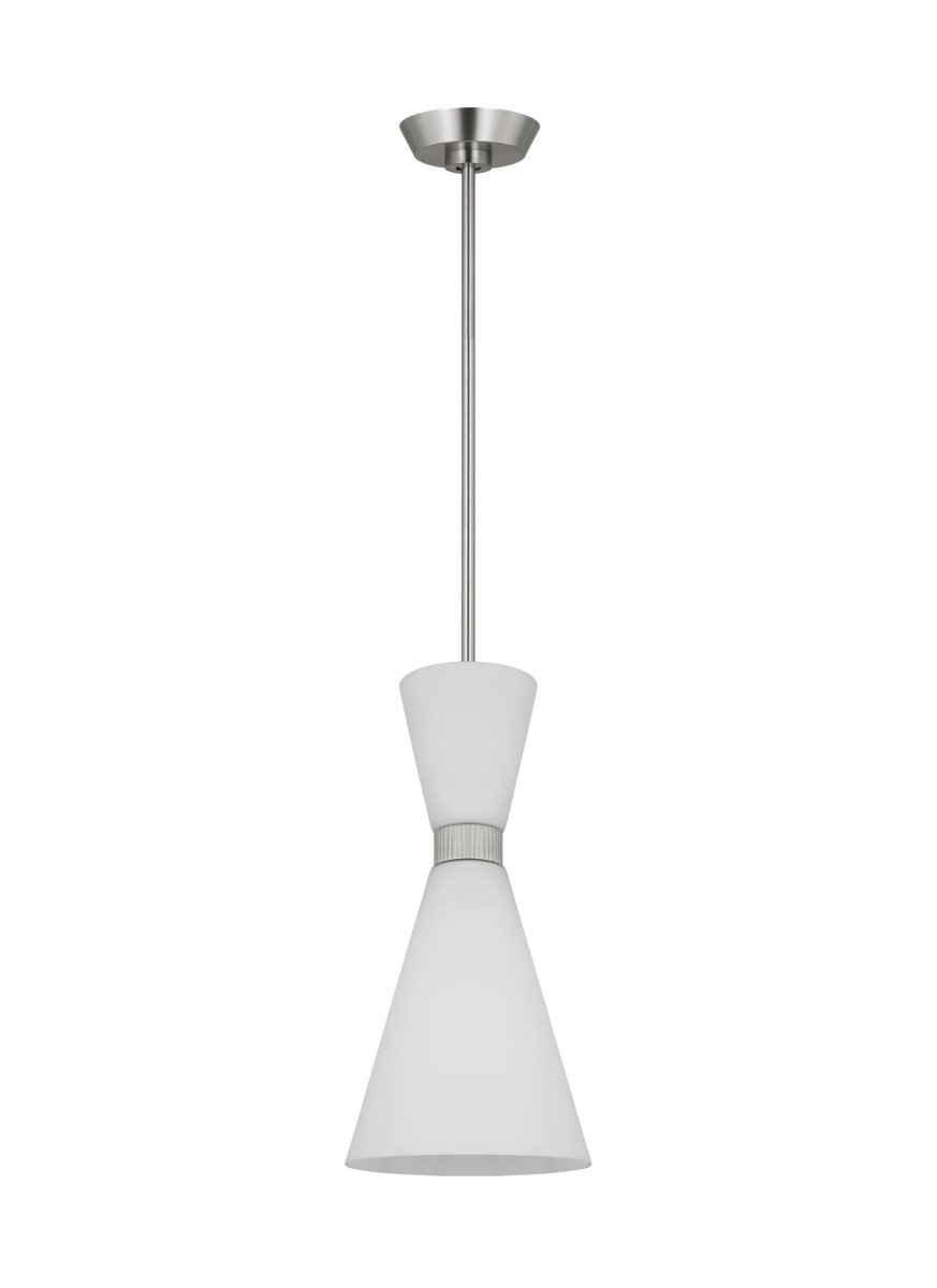 Suspension Belcarra - Acier brossé 8" by Visual Comfort Studio | Luminaires & cie