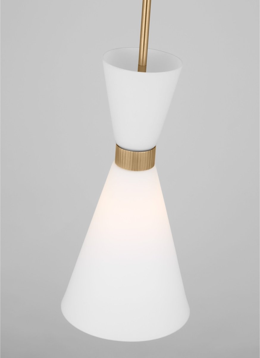 Suspension Belcarra - Laiton satiné 8" by Visual Comfort Studio | Luminaires & cie