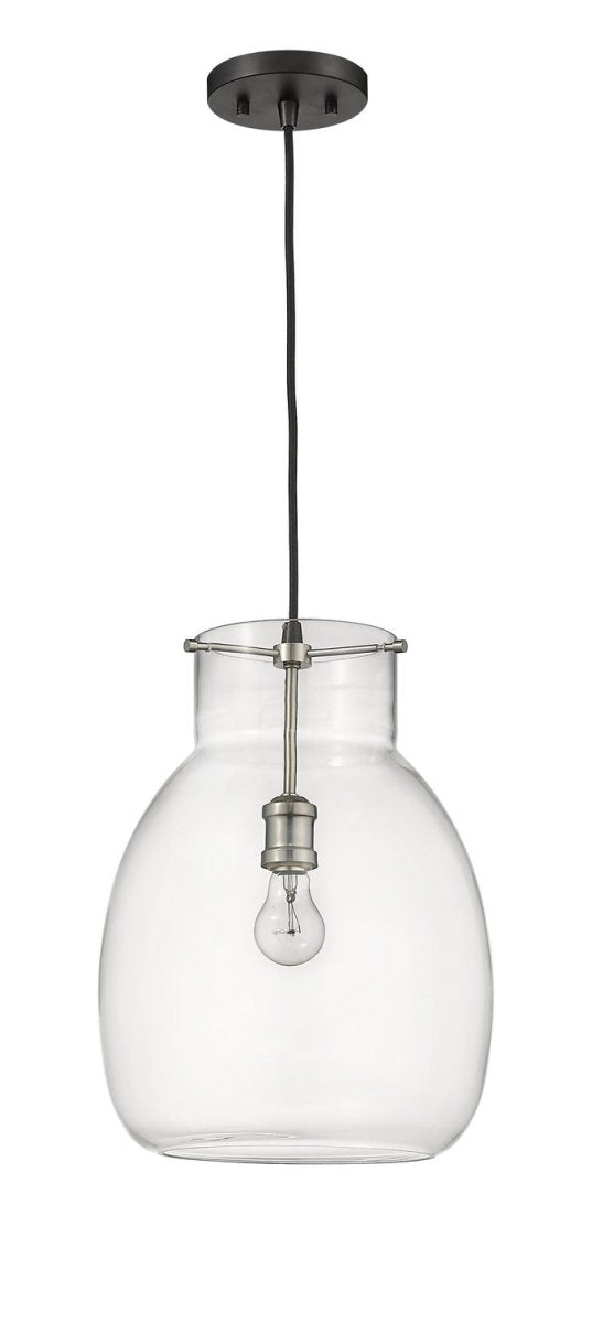 Suspension Bella - Noir mat + Laiton vieilli 16" by Z-Lite | Luminaires & cie