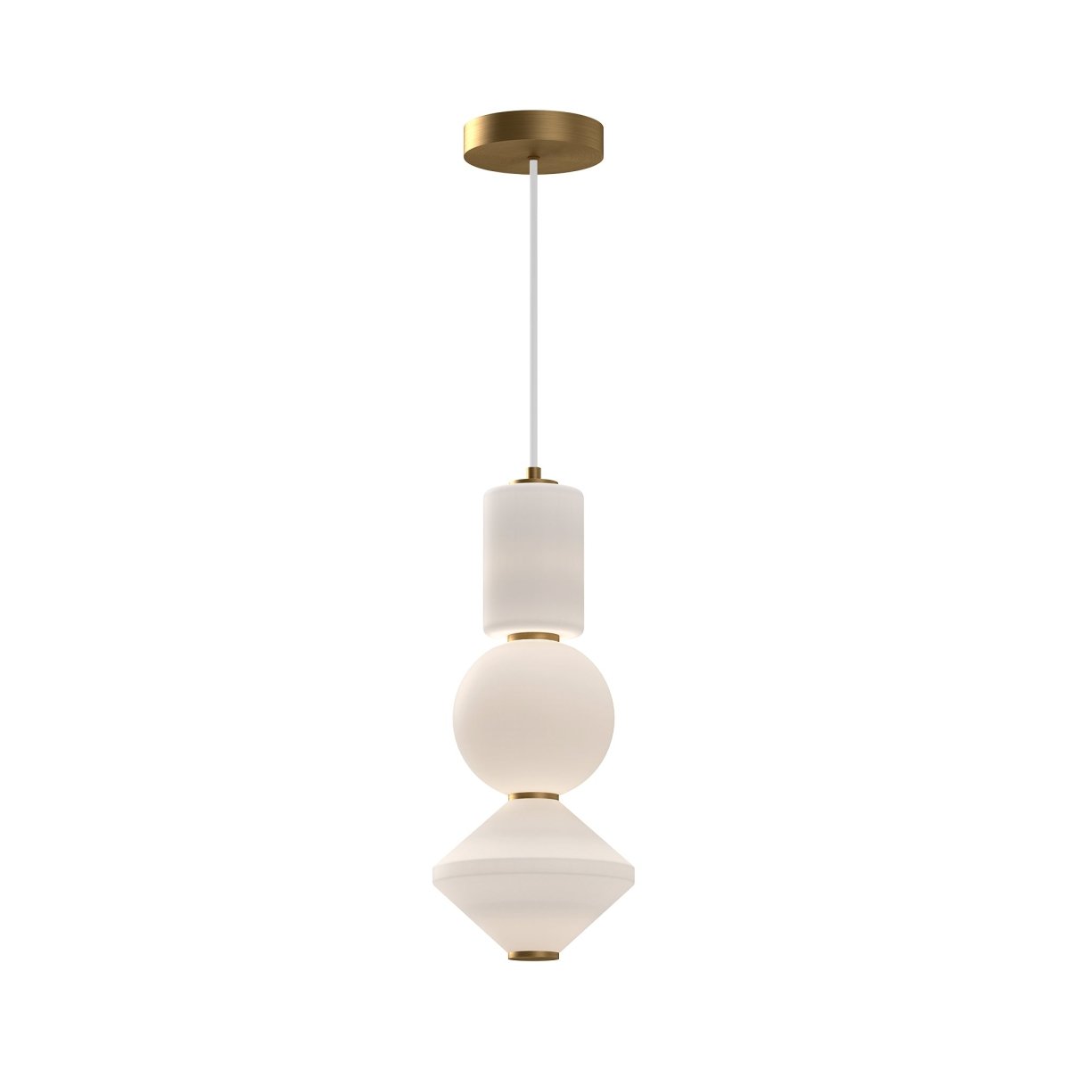 Suspension Bijou - Or vieilli 7 7/8" by Alora Lighting | Luminaires & cie