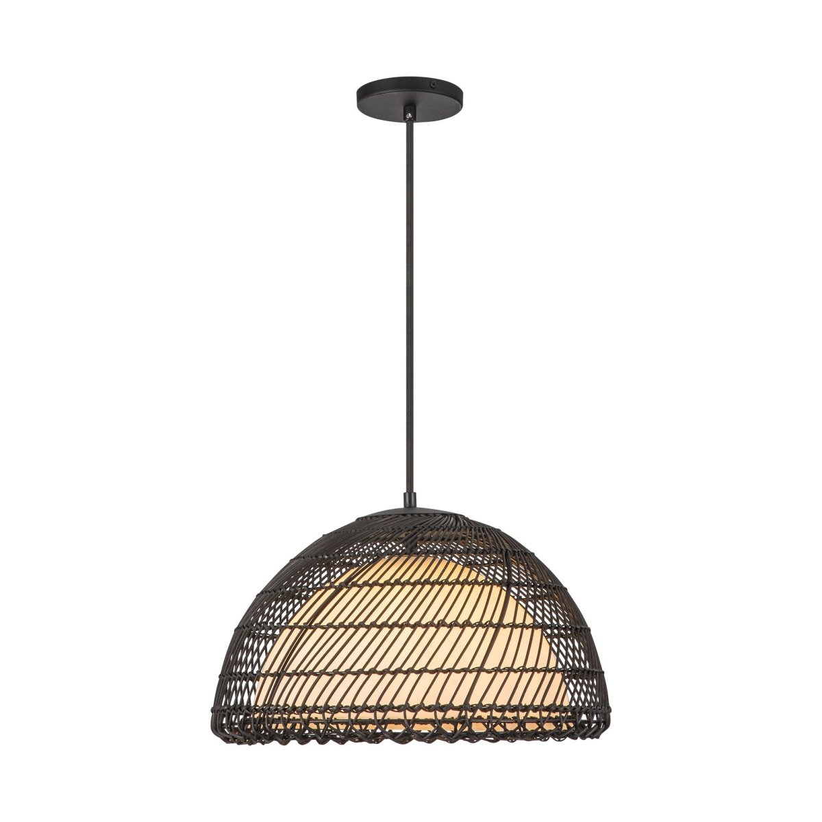 Suspension Bondi - Noir mat 16 1/8" by Alora Lighting | Luminaires & cie