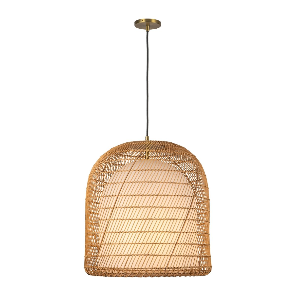 Suspension Bondi - Or brossé 20 1/8" by Alora Lighting | Luminaires & cie