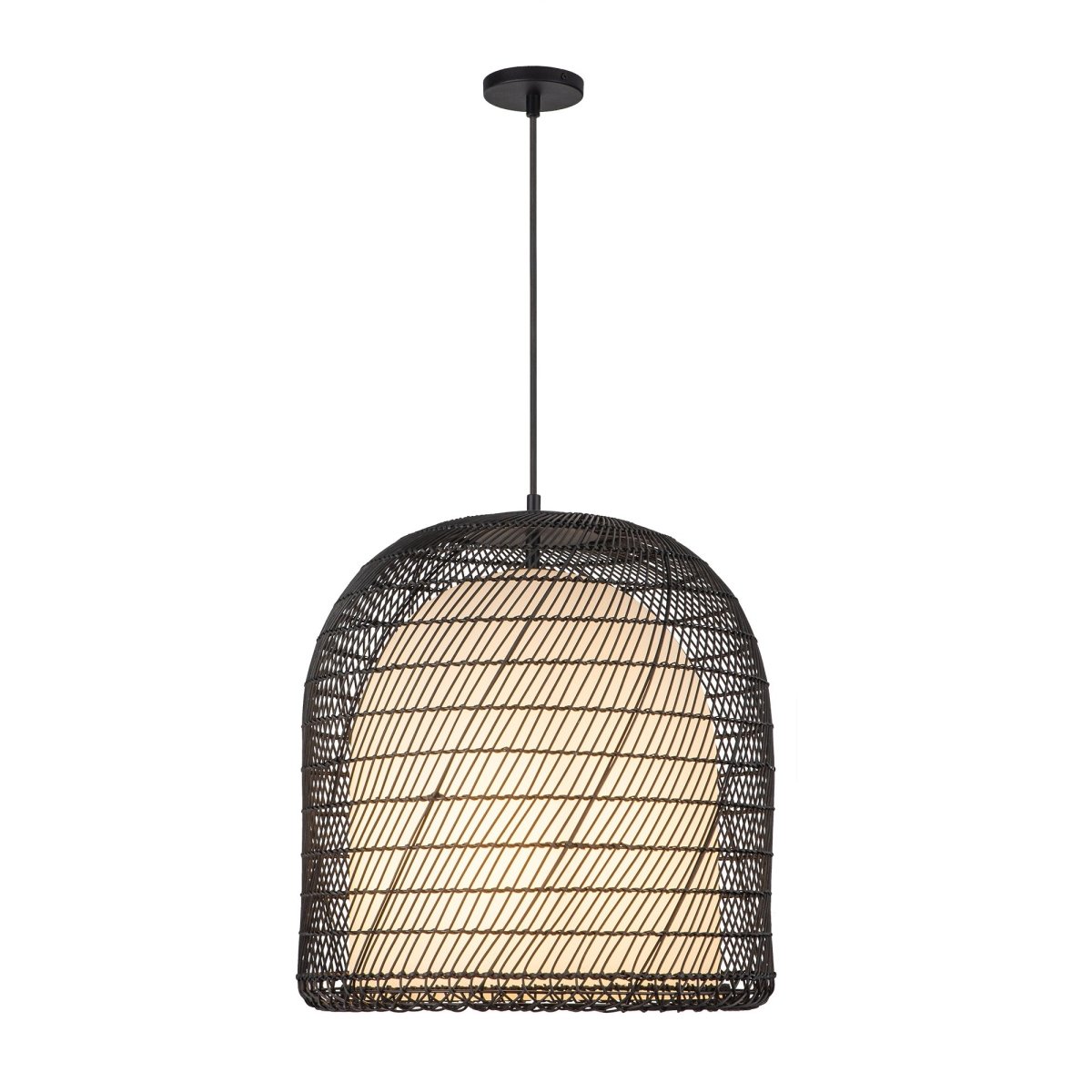 Suspension Bondi - Noir mat 20 1/8" by Alora Lighting | Luminaires & cie