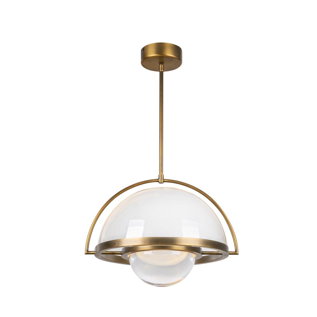 Suspension Bowery - Laiton vintage by Kuzco Lighting | Luminaires & cie