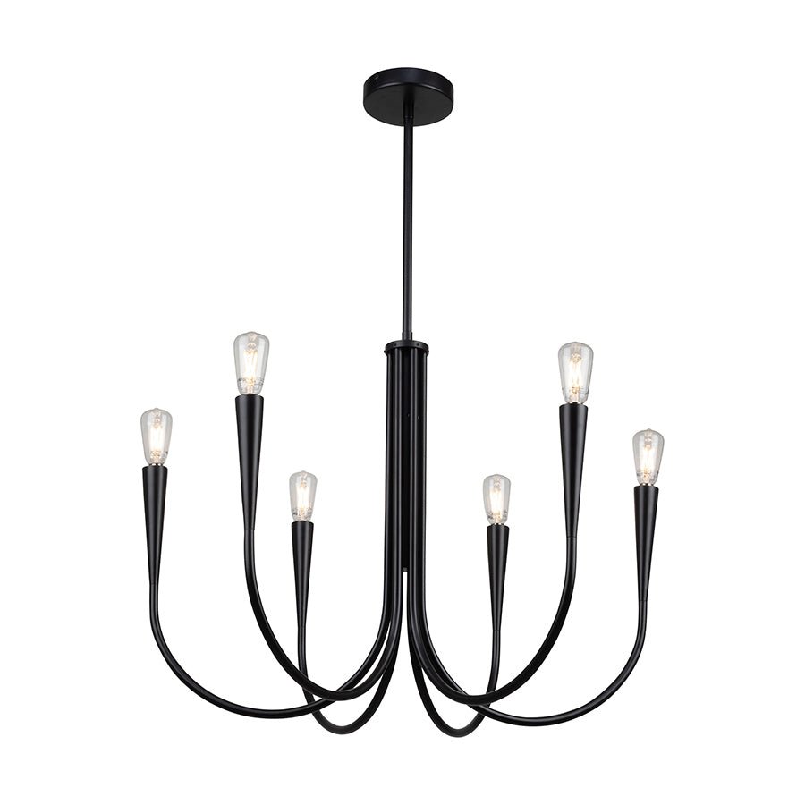 Suspension Bronte - Noir 24 1/2" by Artcraft | Luminaires & cie