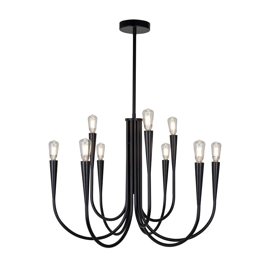 Suspension Bronte - Noir 25 1/2" by Artcraft | Luminaires & cie