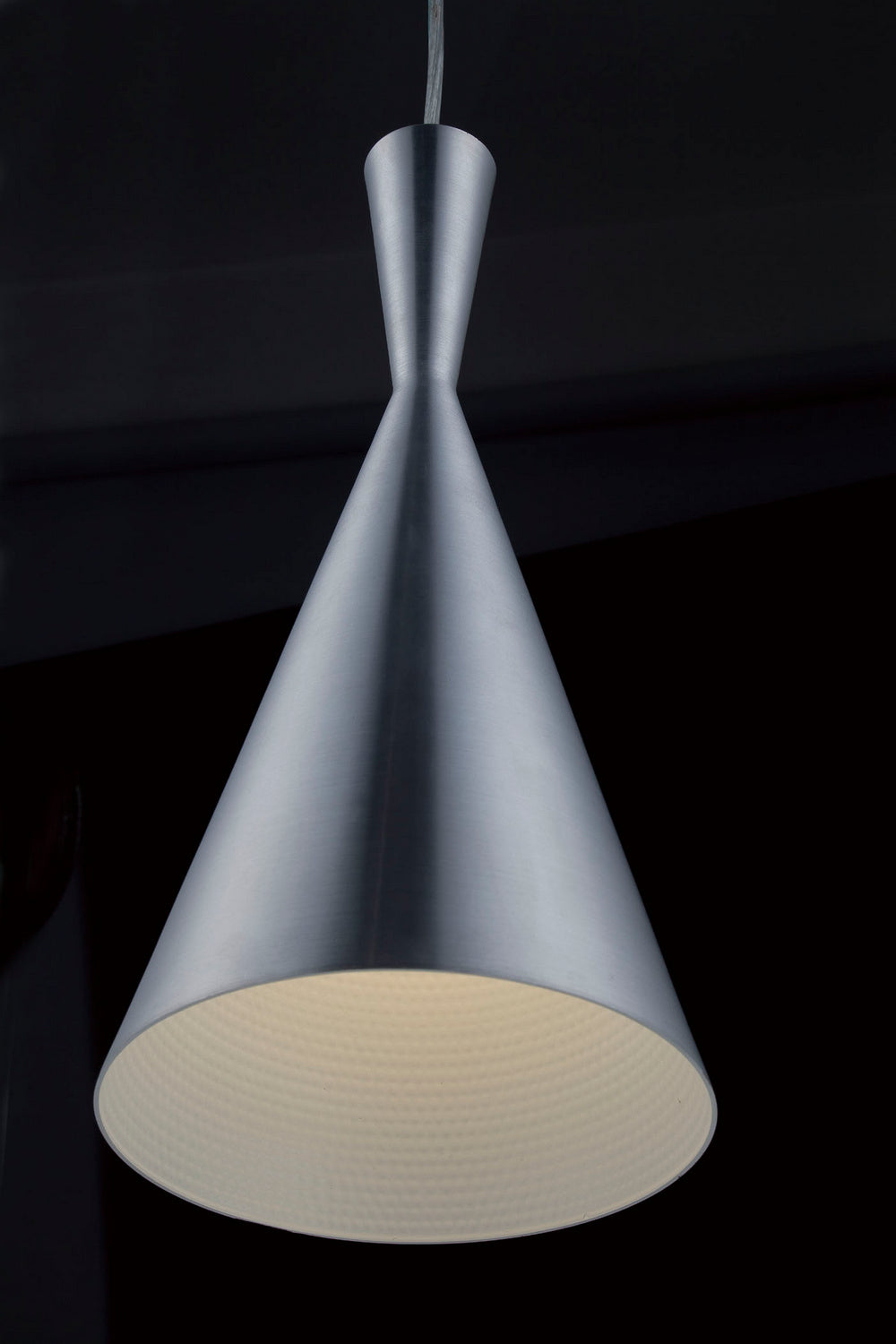 Mini-suspension Bronx Nickel brossé – vue 2